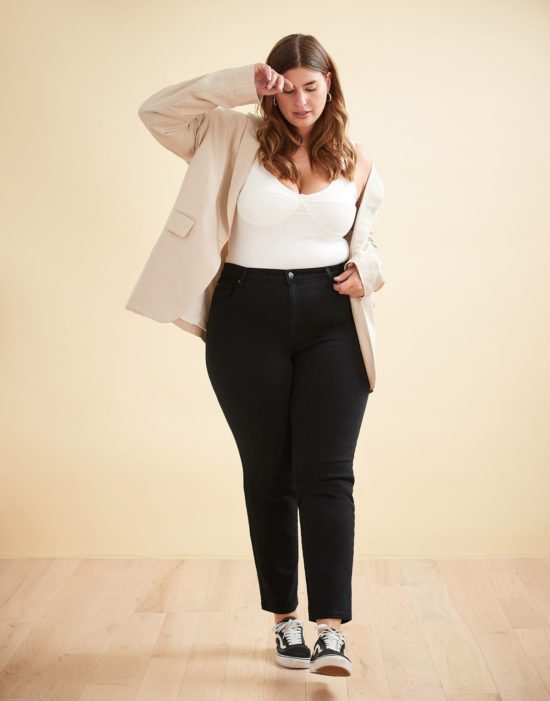 Yoga Jeans - Emily High Rise/Slim / Black - Image 2