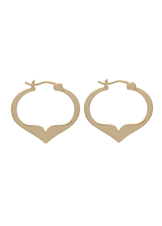 Liv Hoops Small Gold 1 scaled image