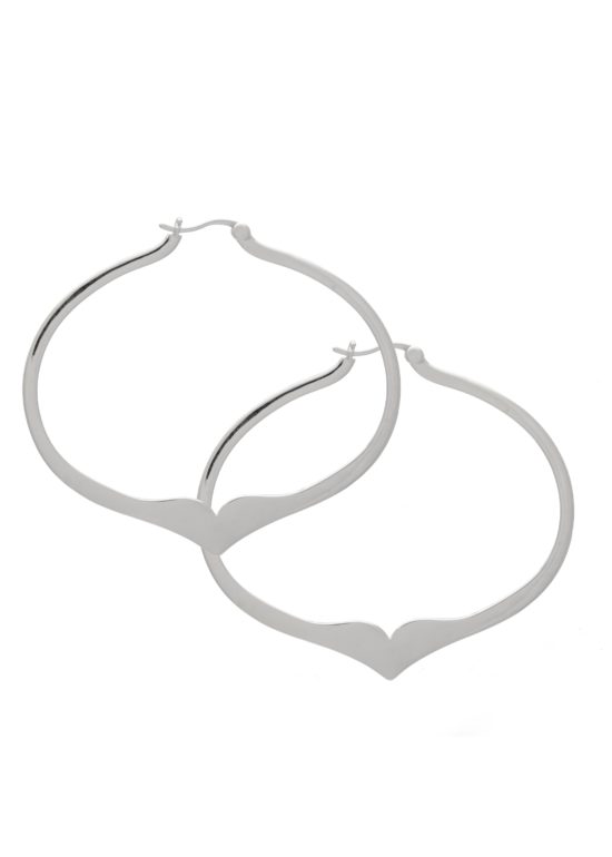 Liv Large Hoops Silver scaled image
