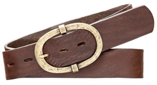 Leather Belt - Jean / Washed Brown