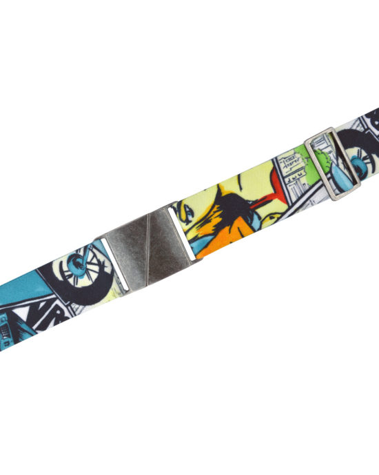 Seva Comic Elastic Belt mens womans vegan vegetarian belts and fashion image