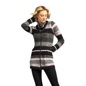 Roxie Jacket Stripe Lilac Multi1 image Made in Canada