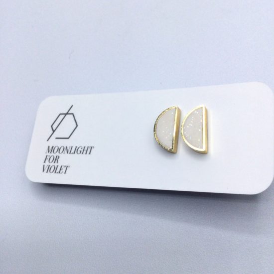 Moonlight for Violet - Studs/Half Moon - Image 7