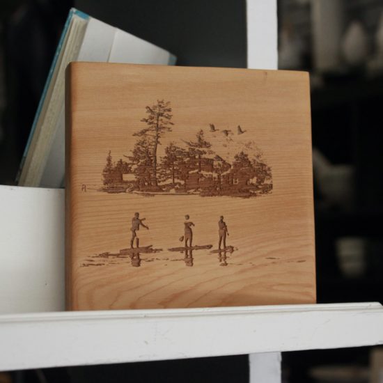 Kimberley Francis - Cedar Carving / Cottage Boarders #2