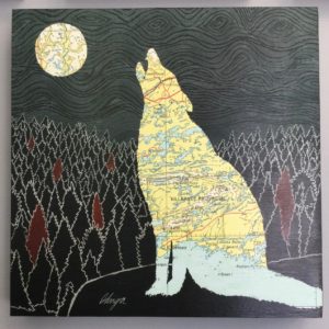 large wolf image Made in Canada