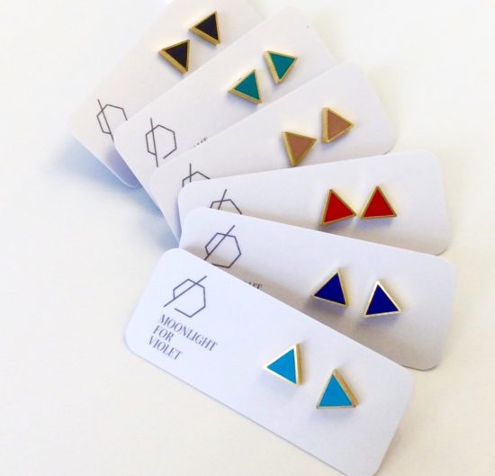 Moonlight for Violet - Studs/Triangle