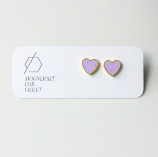 Moonlight for Violet - Studs/Heart - Image 3