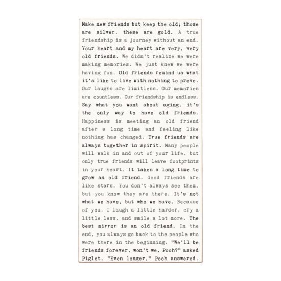 old friend typewriter sign image