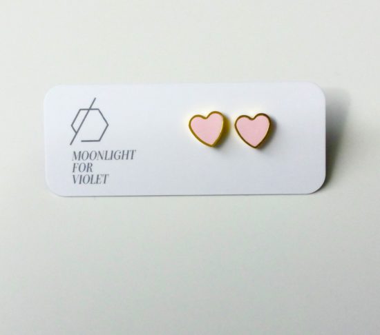 Moonlight for Violet - Studs/Heart - Image 2