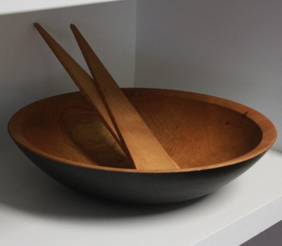Simply Rooted - Bowl/Ebonized Cherry 14"