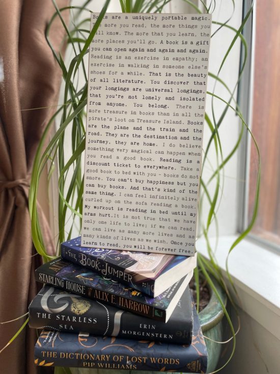Cedar Mountain - Typewriter Sign/Books Lover