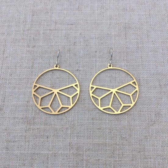 Torched Studio - Earrings/Geo Circle
