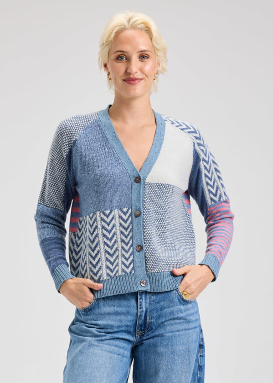 Zaket and Plover - ZP7547U / Textured Cardi (JEAN)