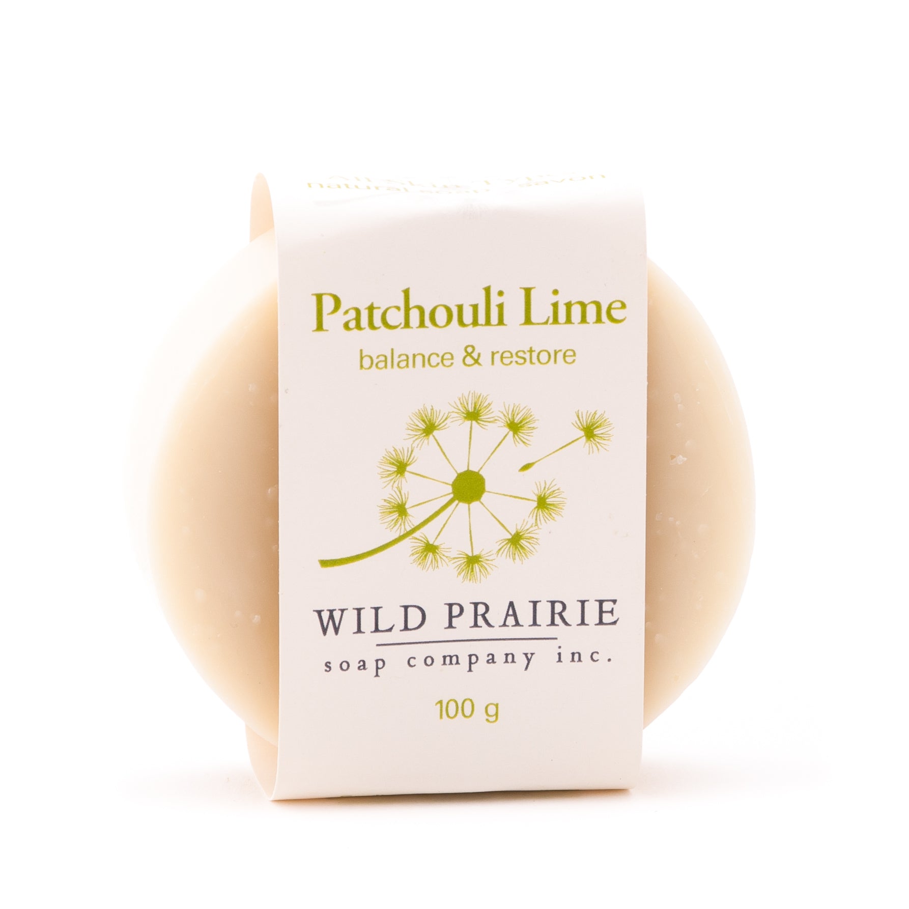 Wild Prairie - Soap / Patchouli Lime | Curiosities Gift Shop | Wild Prairie - Soap / Patchouli Lime