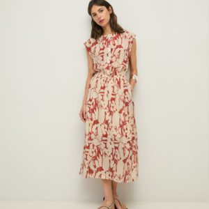 Yerse - Dress / PRINTED VISCOSE DRESS