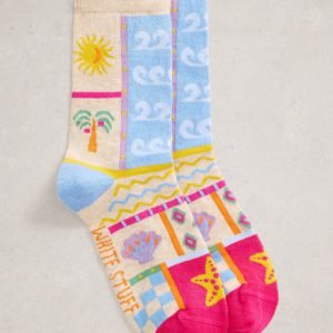 White Stuff - Socks / Summer Print Ankle
