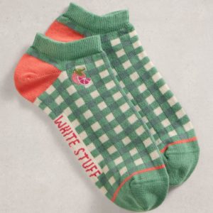 White Stuff - Socks / Gingham Fruit Trainer