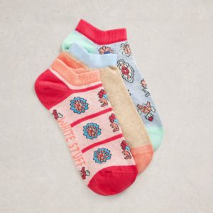 White Stuff - Socks / 3PK Tile PR Trainer