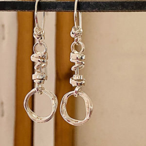 Joy Annett - Earrings / Barbed with Circle Hook