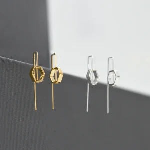 Pursuits - Earrings / Hexa on The Hoops