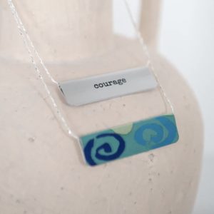 Giftologie - Bar Necklace / SeaGlass
