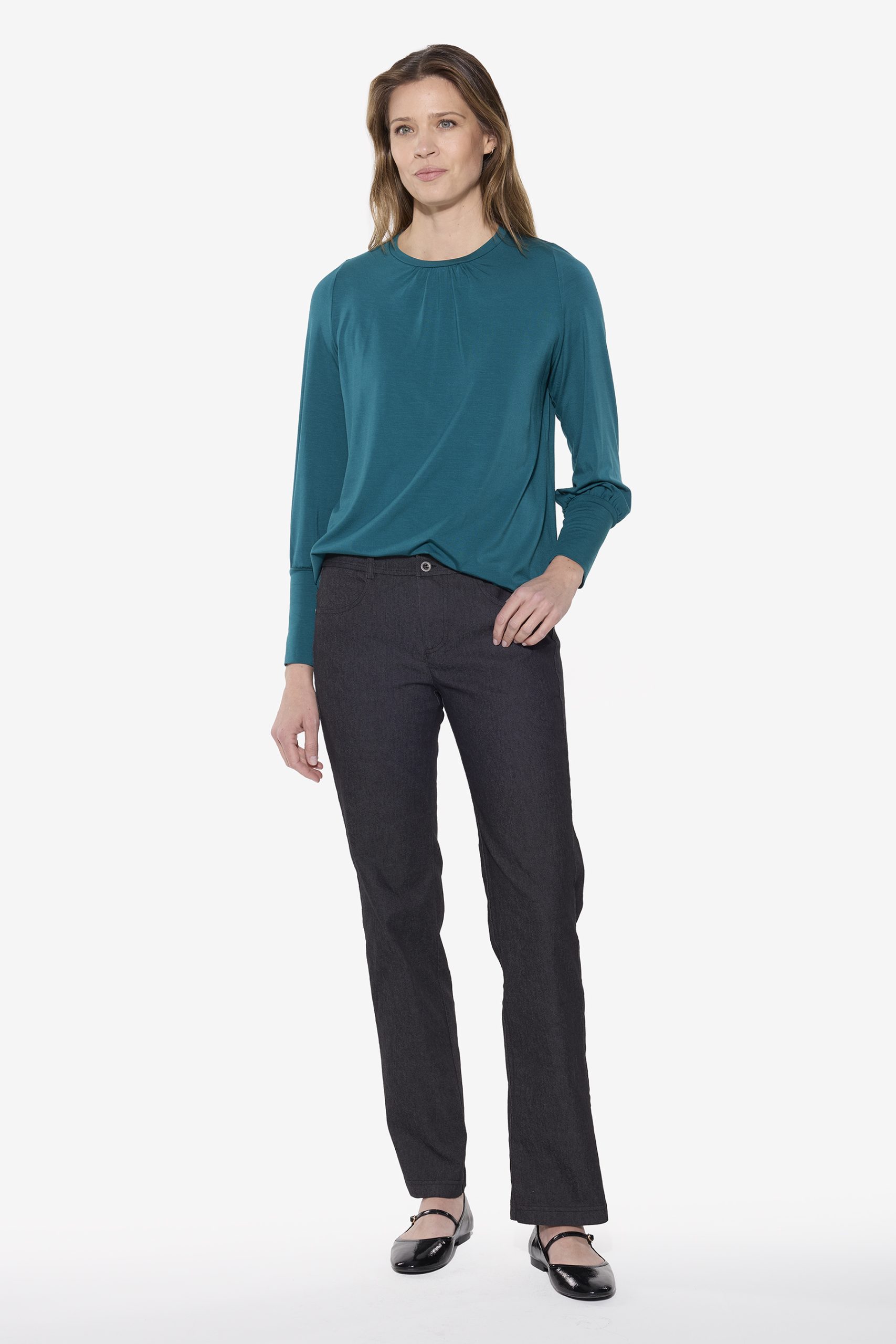 Brenda Beddome - Top / Tie Top (Teal) | Curiosities Gift Shop | Brenda Beddome - Top / Tie Top (Teal)