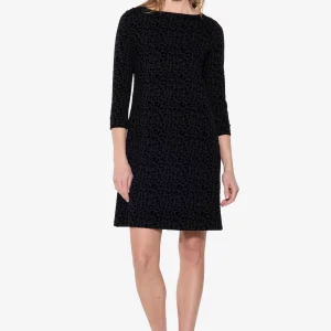 Brenda Beddome - Dress / Boat Neck (Animal Black)