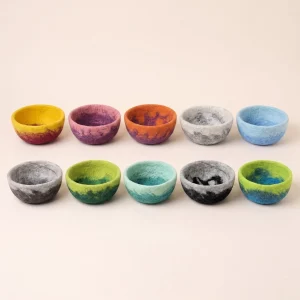Fibres of Life - Felt Bowl / Ombre