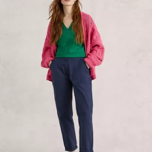 White Stuff - Pants / Twister Chino Trousers ( Dark Navy )