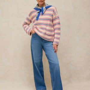 White Stuff - Top / Gigi Stripe Jumper (Ivory Mlt)