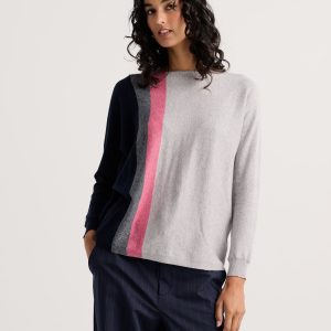 Zaket and Plover - Sweater / Vertical Line (MARL)