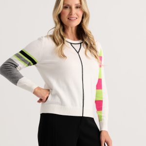 Zaket and Plover - Sweater / Weekend Ease (WHITE)
