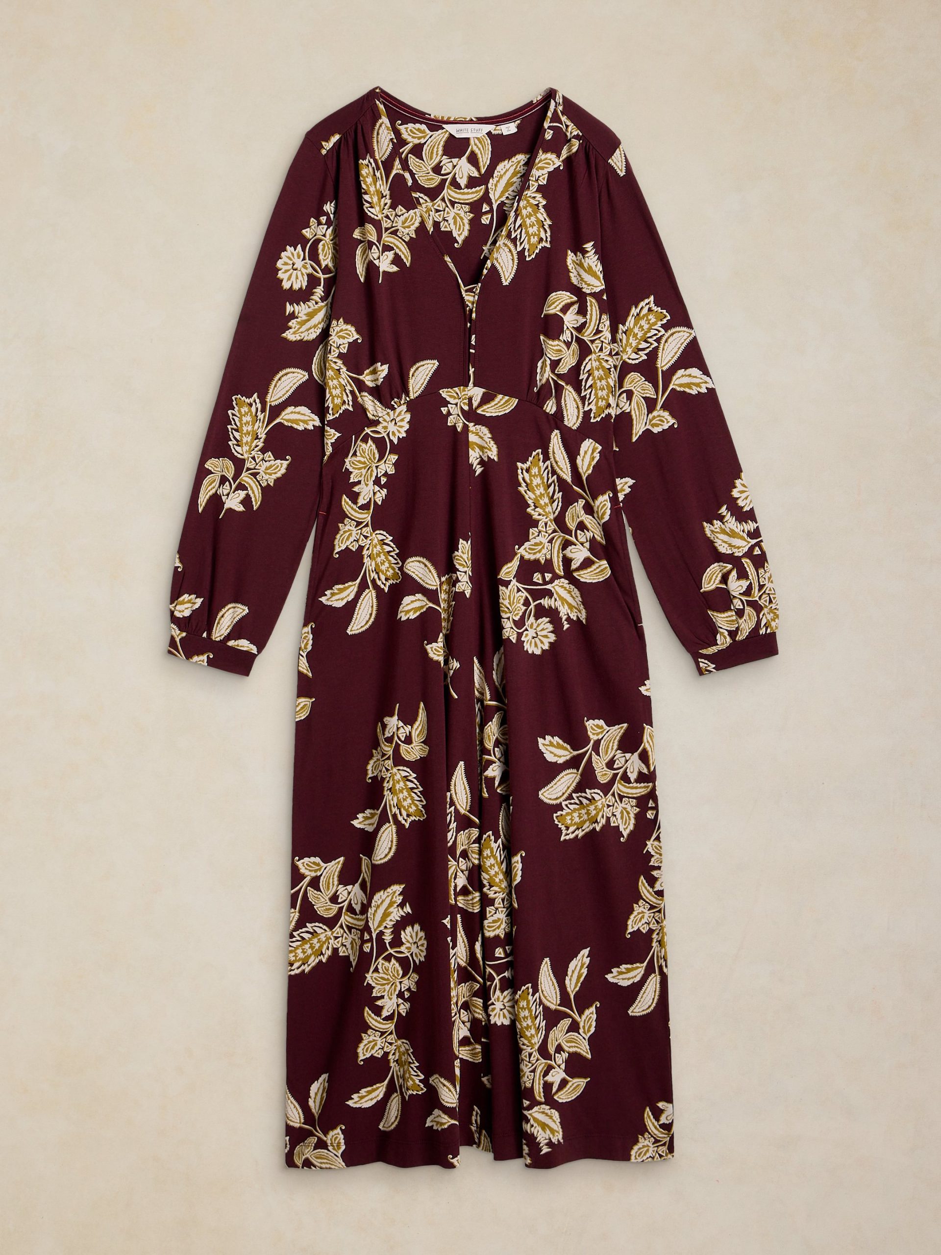 White Stuff - Dress / Megan Jersey (Plum) | Curiosities Gift Shop | White Stuff - Dress / Megan Jersey (Plum)