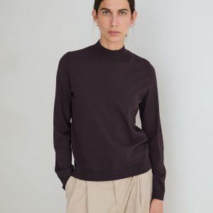 Yerse - Sweater / Perkins Collar Sweater (45505)