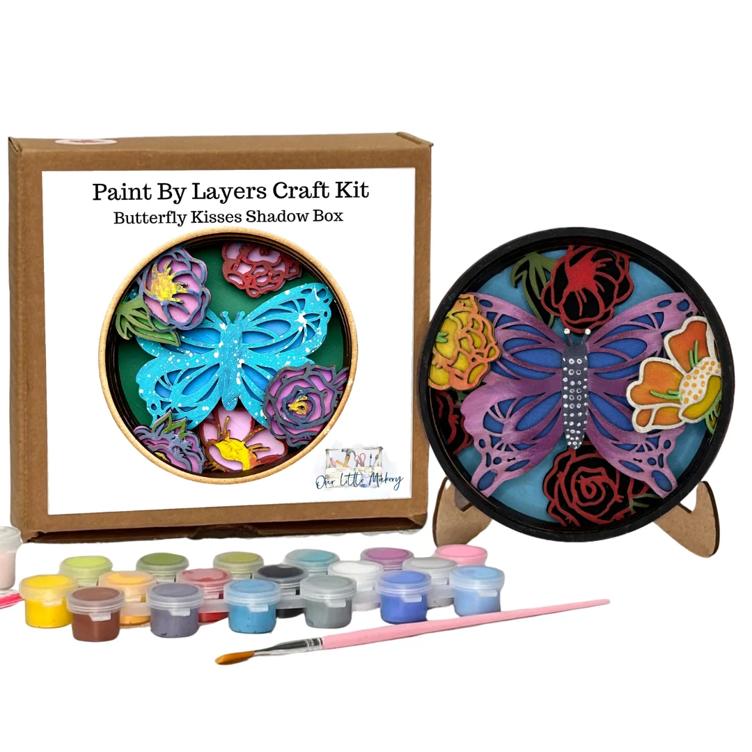 Our Little Makery - Butterfly Kisses Kit | Curiosities Gift Shop | Our Little Makery - Butterfly Kisses Kit