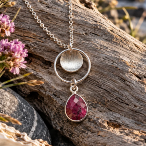 Curiosities Gift Shop - Jewellery, Clothing, Gifts & More! | Curiosities Gift Shop | Made in Canada Elizabeth Burry - Necklace / Myra - Indian Ruby